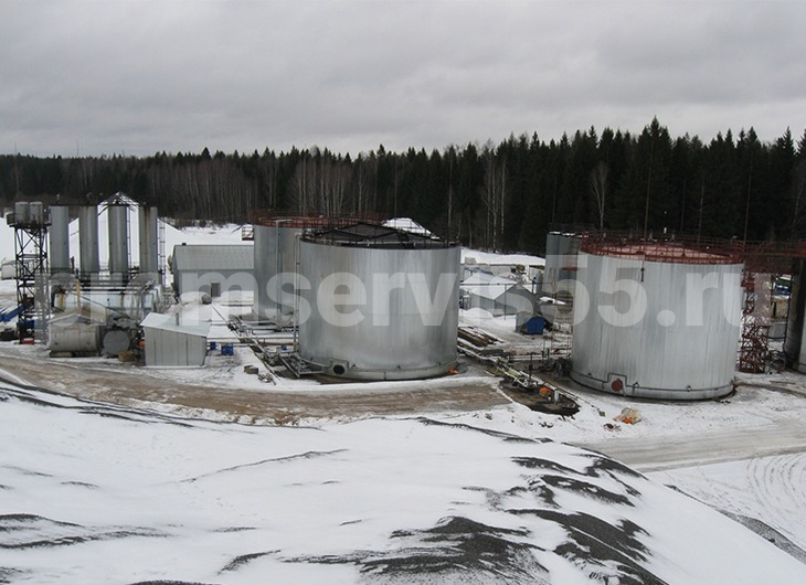 Bitumen base for 8000 tons